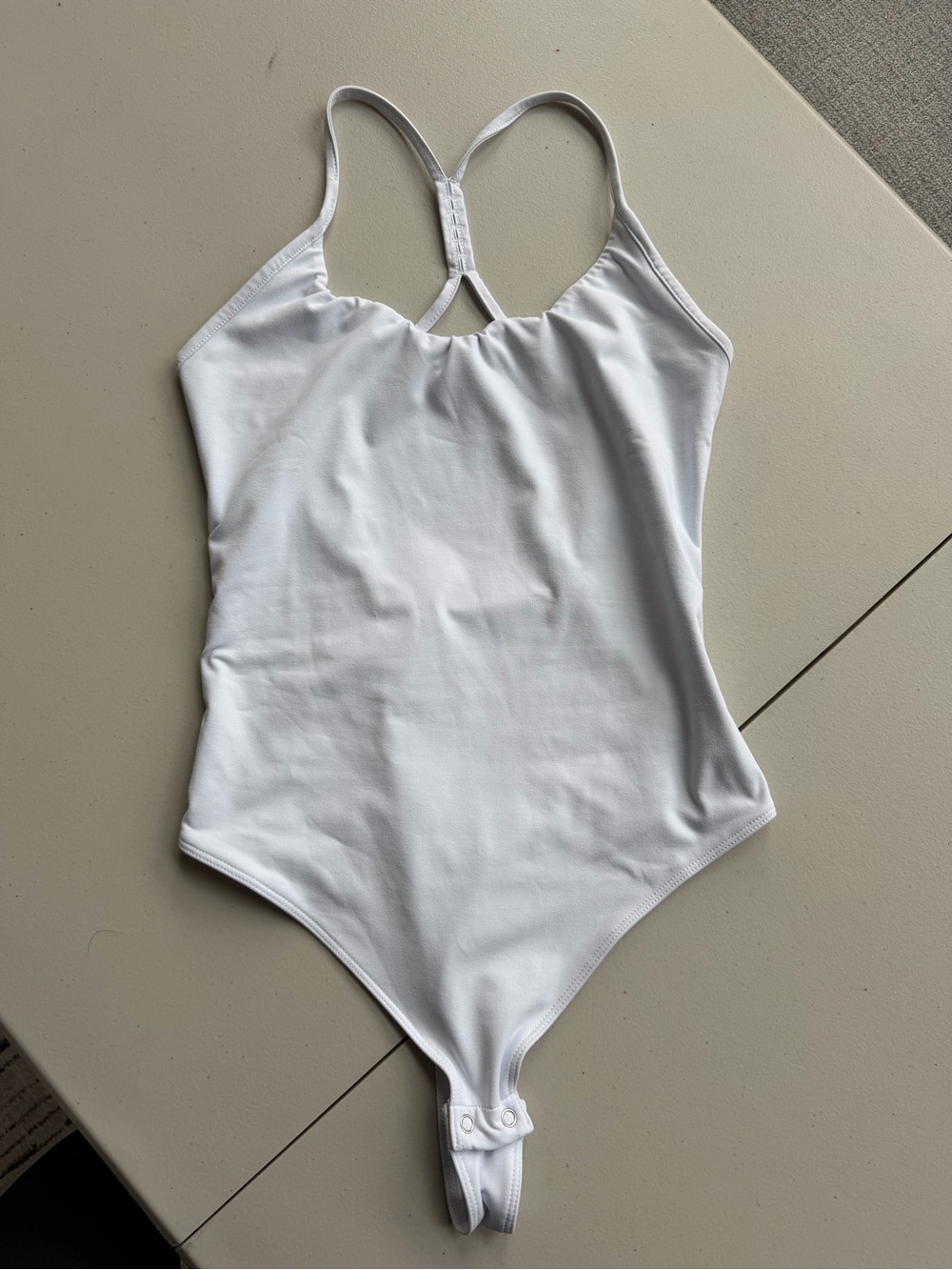 ReoRia White Girls One-Piece Bodysuit Swimwear